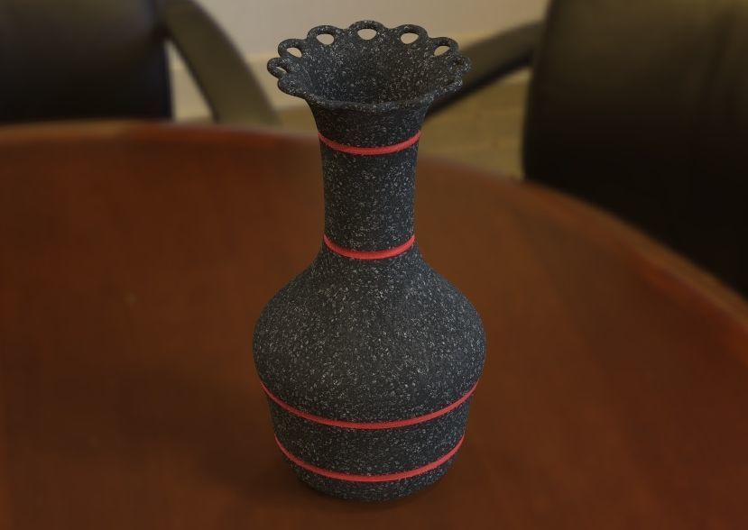 Flower Vase 3D print model_24