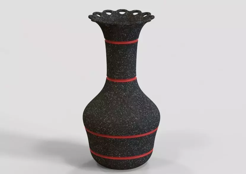 Flower Vase 3D print model_0