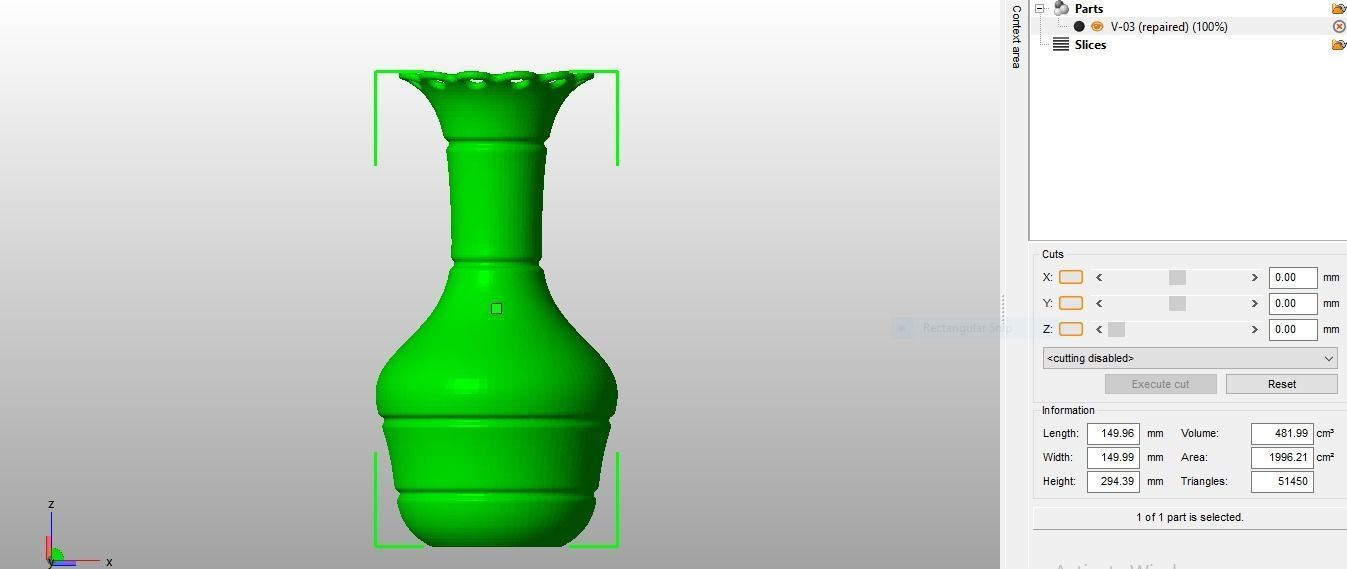 Flower Vase 3D print model_38