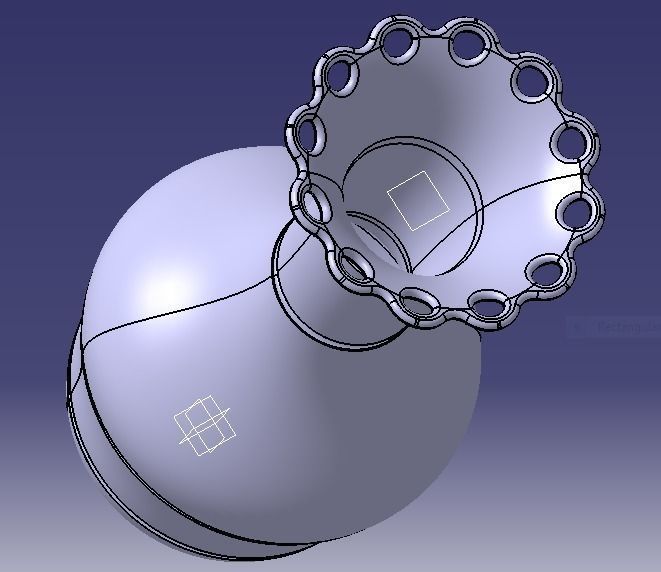 Flower Vase 3D print model_35