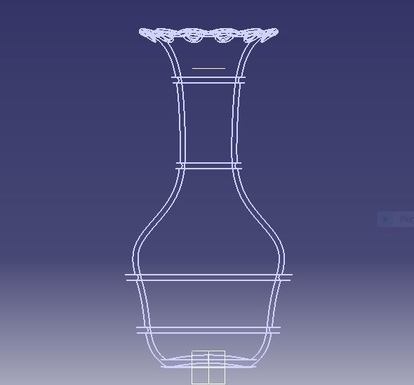 Flower Vase 3D print model_27