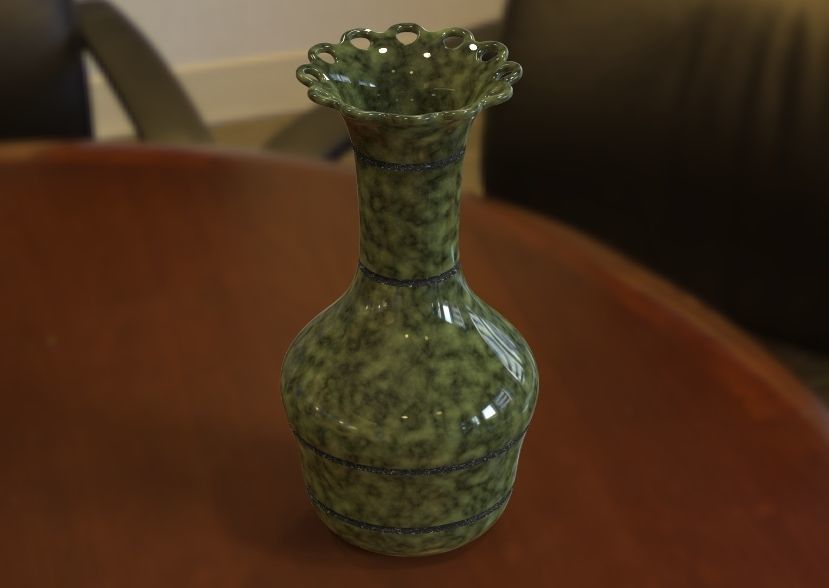 Flower Vase 3D print model_23