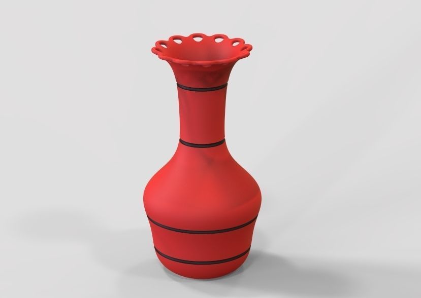 Flower Vase 3D print model_18