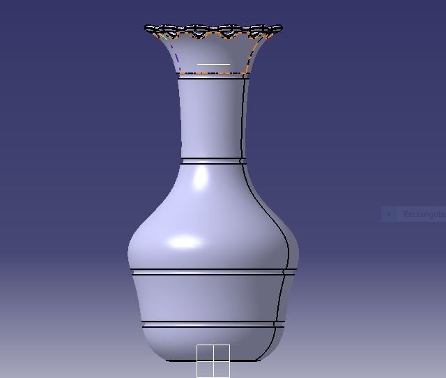 Flower Vase 3D print model_28