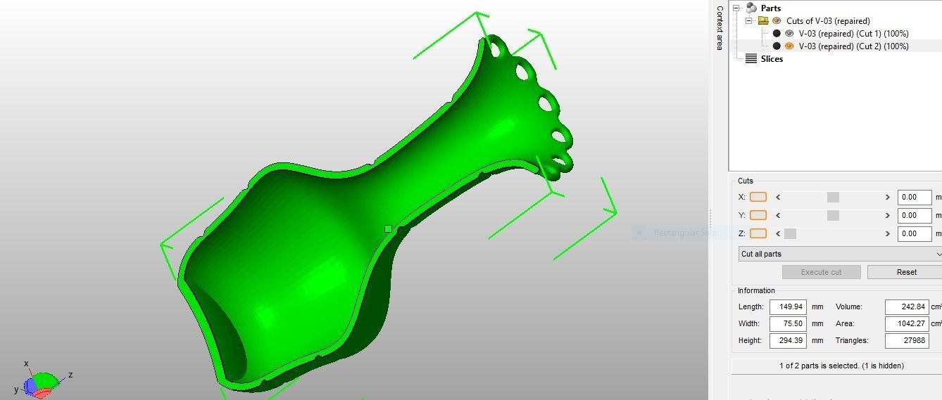 Flower Vase 3D print model_39