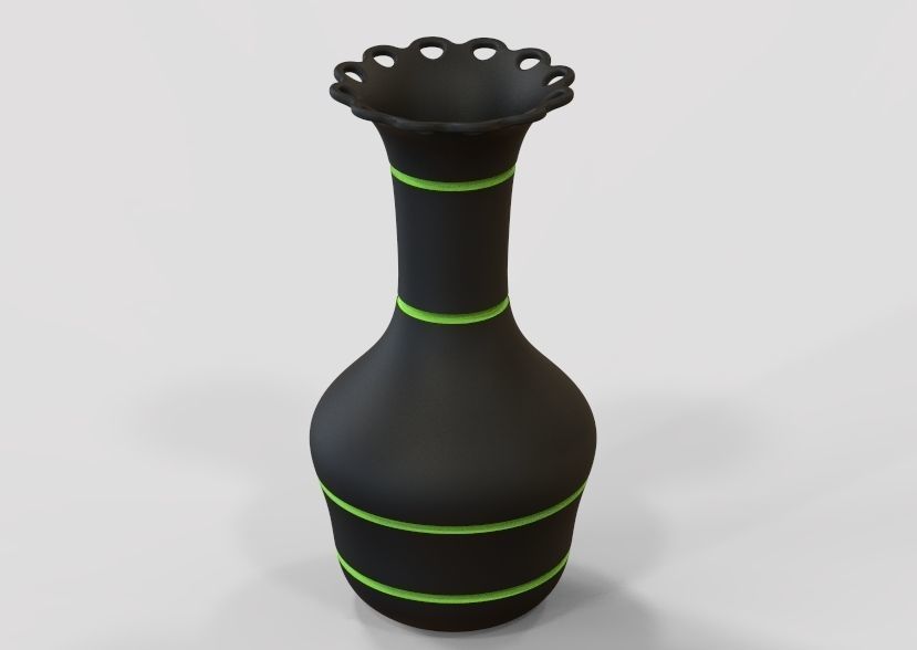 Flower Vase 3D print model_7