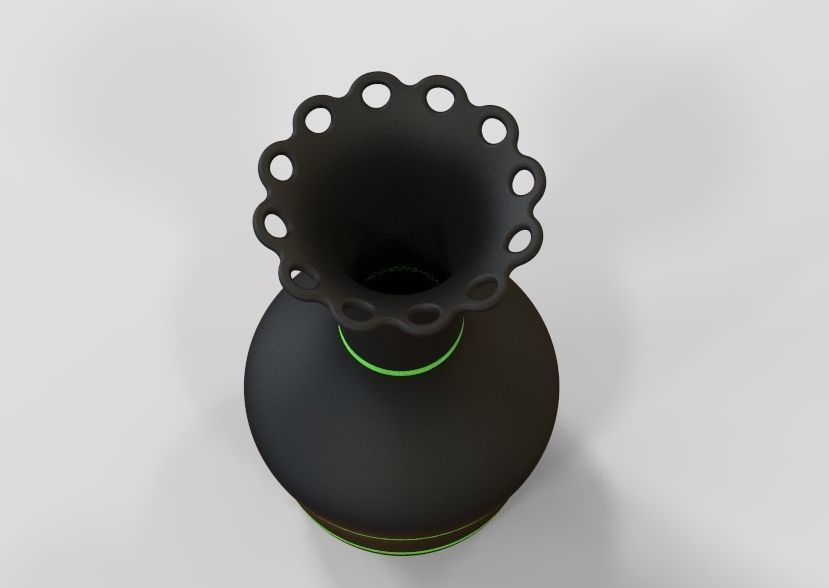 Flower Vase 3D print model_9