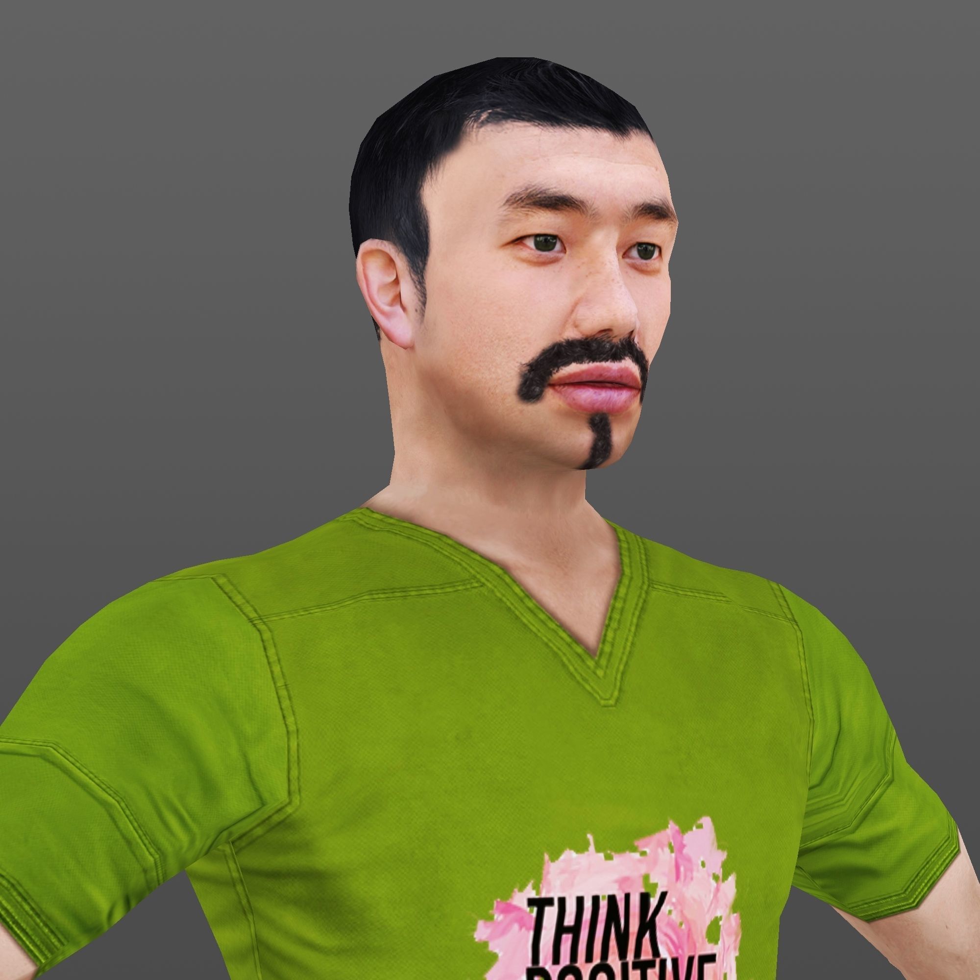 MAN 61 - WITH 250 ANIMATIONS Low-poly 3D model_3
