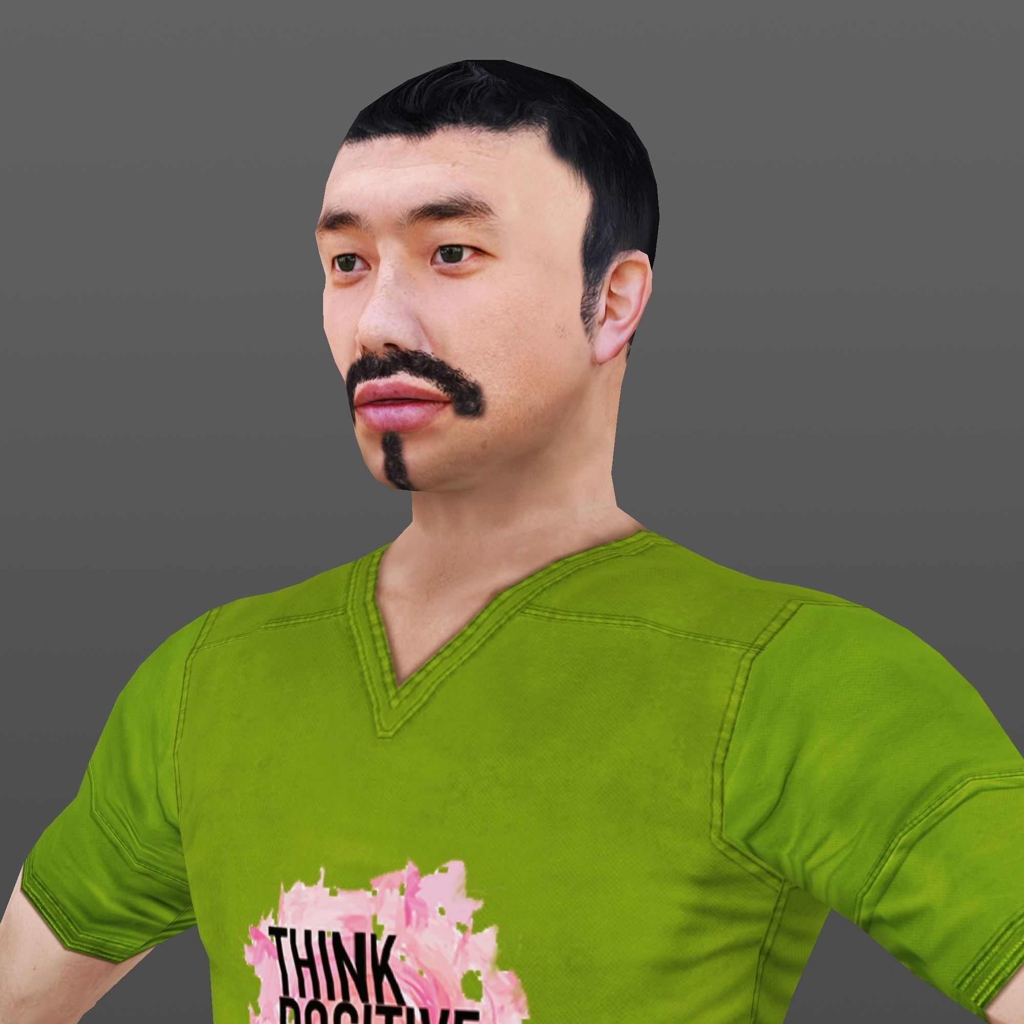 MAN 61 - WITH 250 ANIMATIONS Low-poly 3D model_4