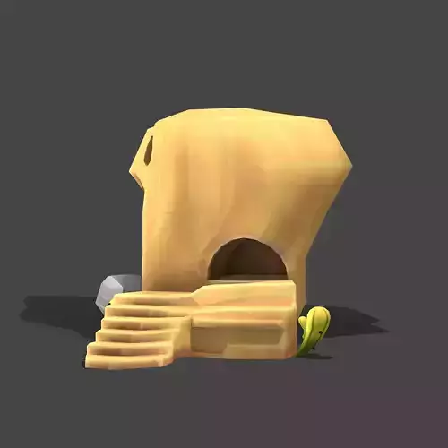 Stylized Cartoon Rock 2