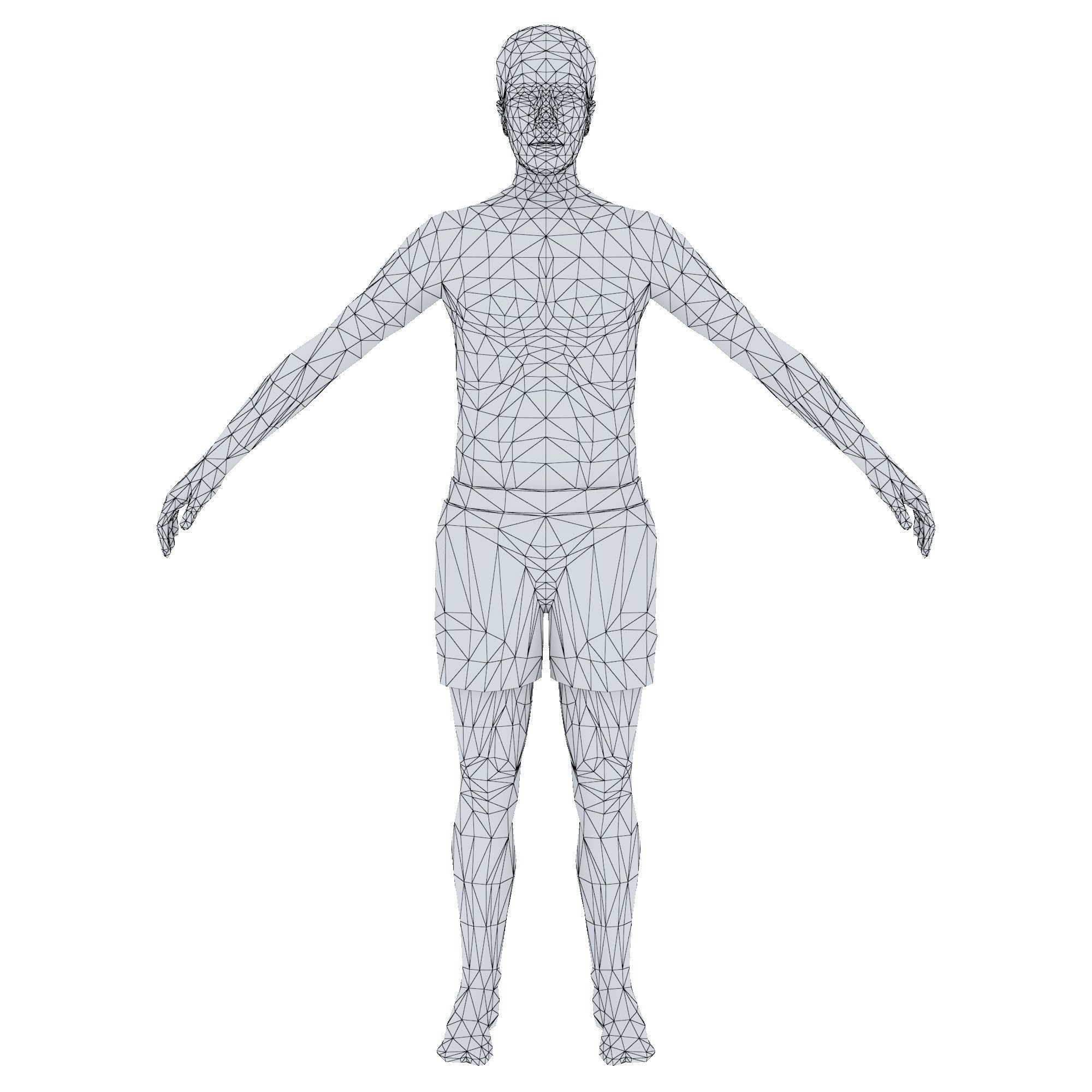 MAN 62 - WITH 250 ANIMATIONS Low-poly 3D model_12