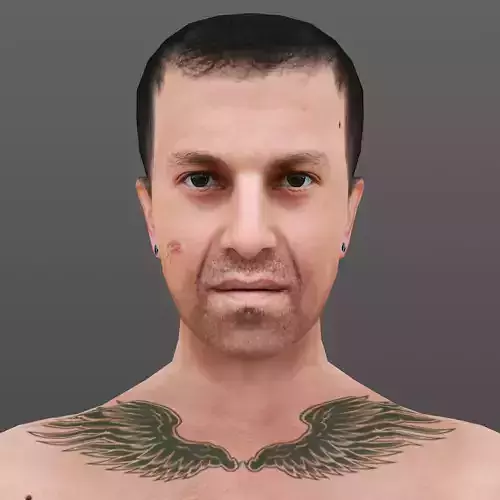MAN 62 - WITH 250 ANIMATIONS Low-poly 3D model