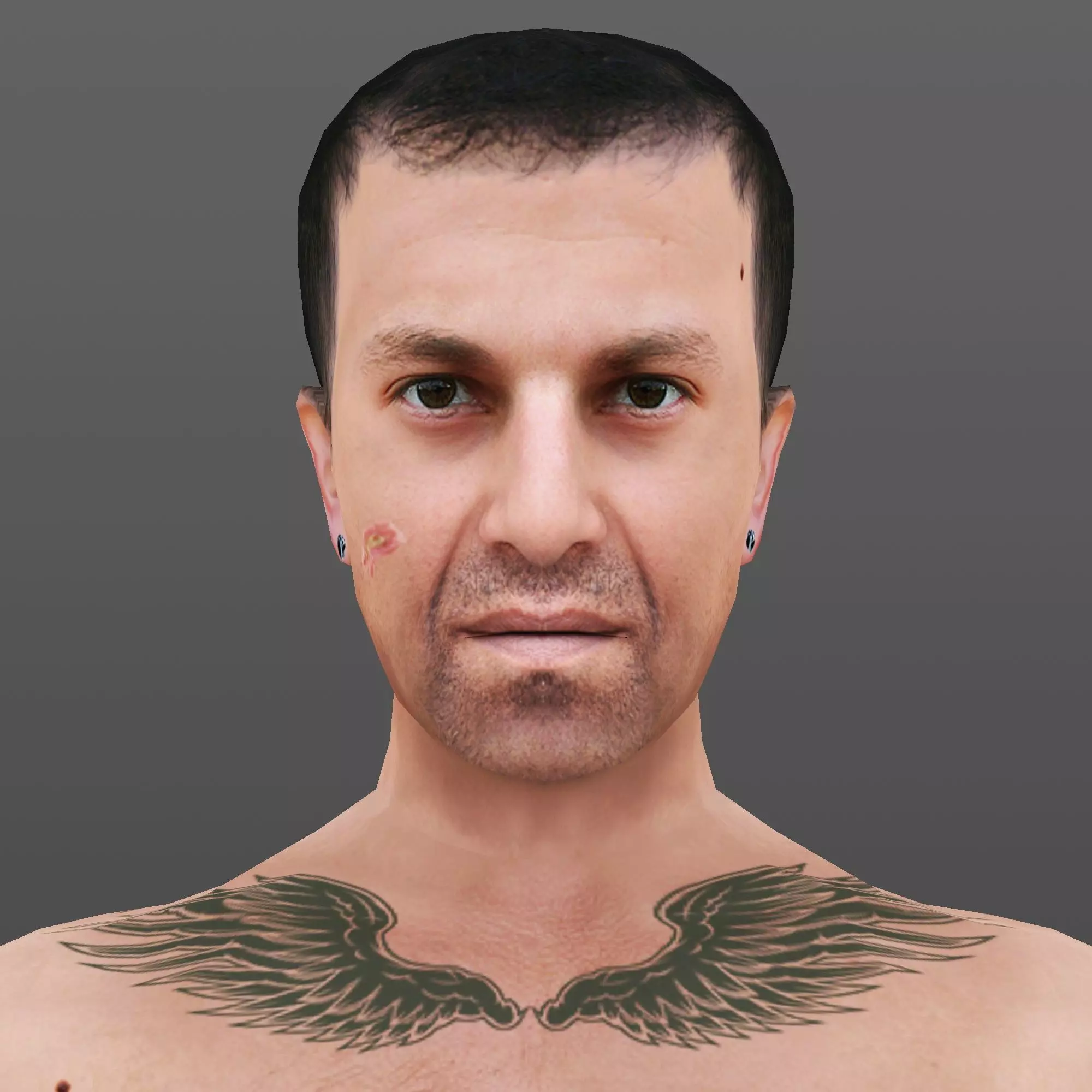 MAN 62 - WITH 250 ANIMATIONS Low-poly 3D model_0