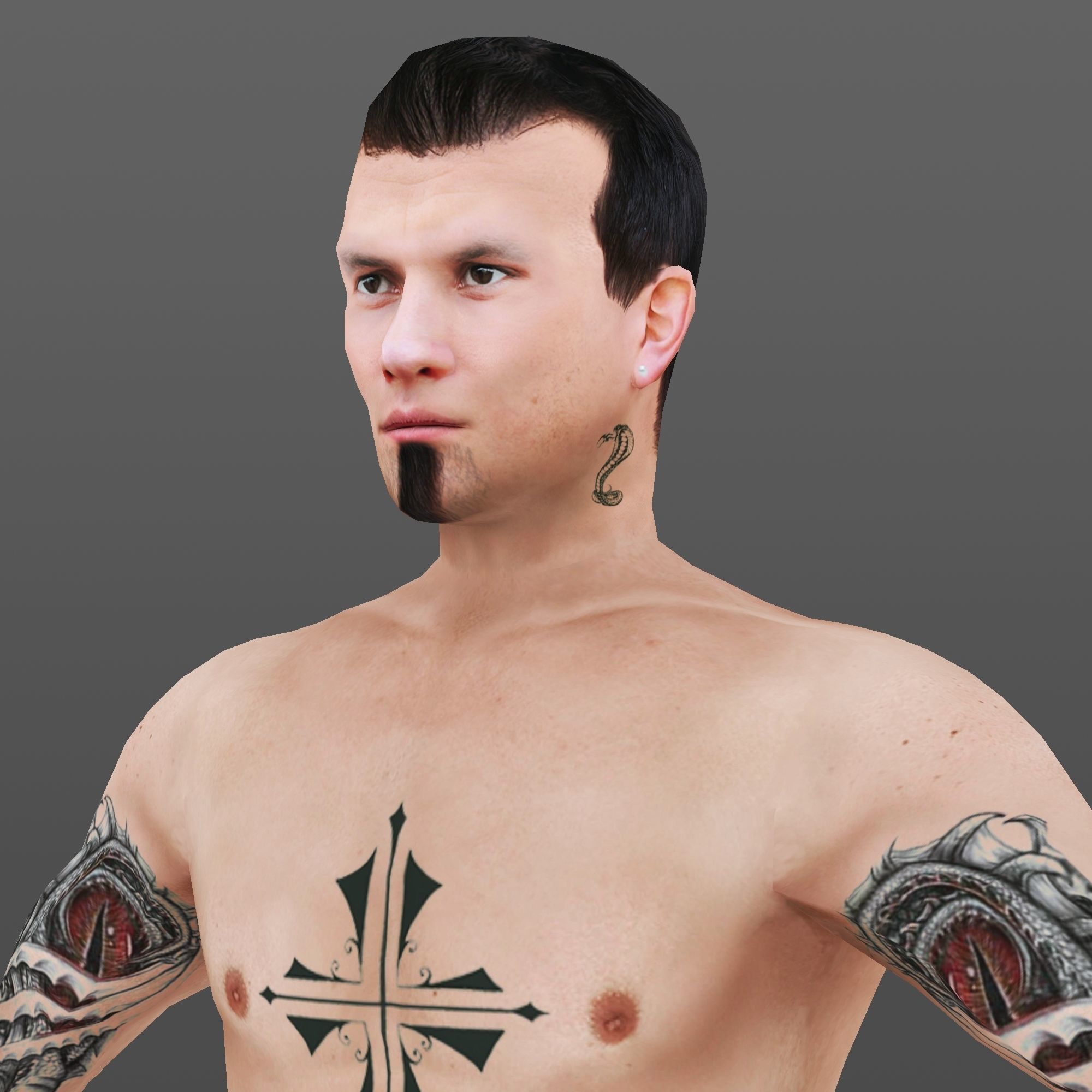MAN 63 - WITH 250 ANIMATIONS Low-poly 3D model_3