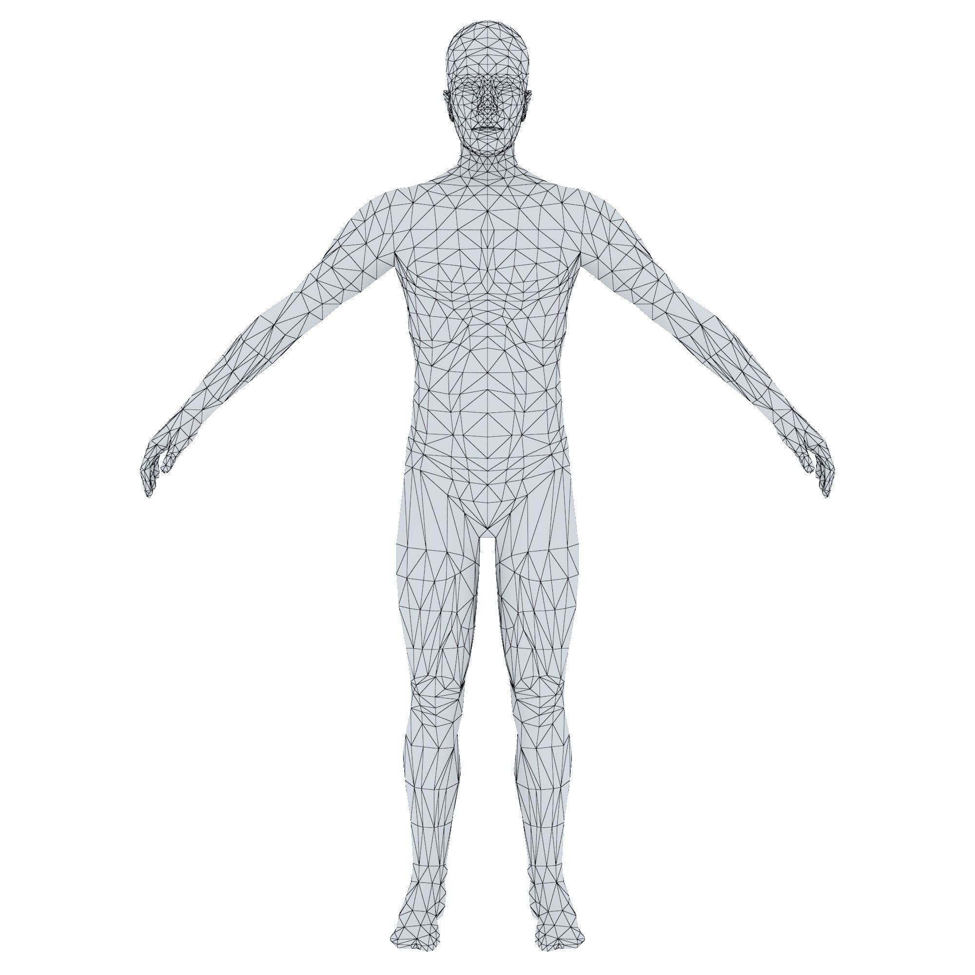 MAN 63 - WITH 250 ANIMATIONS Low-poly 3D model_12