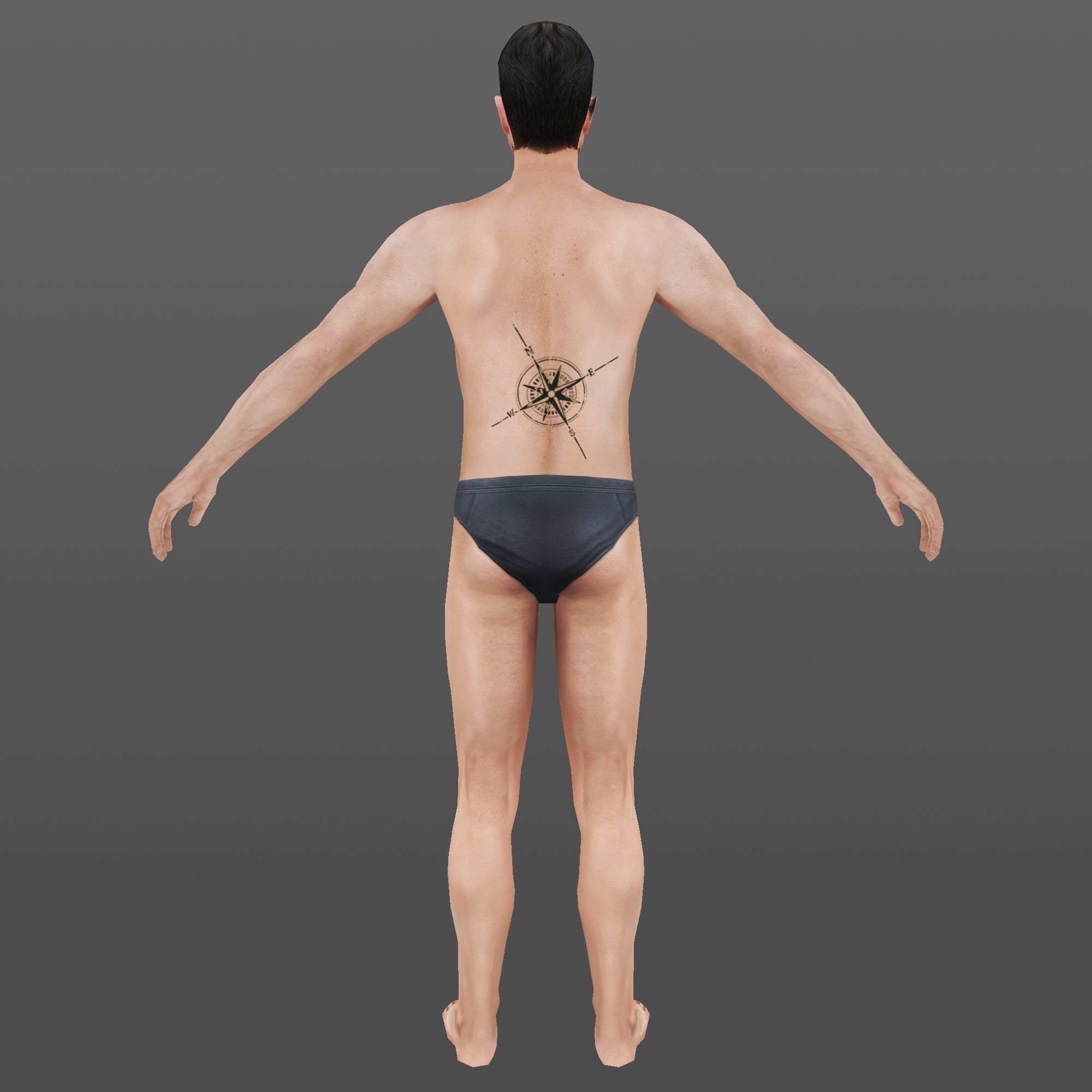 MAN 63 - WITH 250 ANIMATIONS Low-poly 3D model_7
