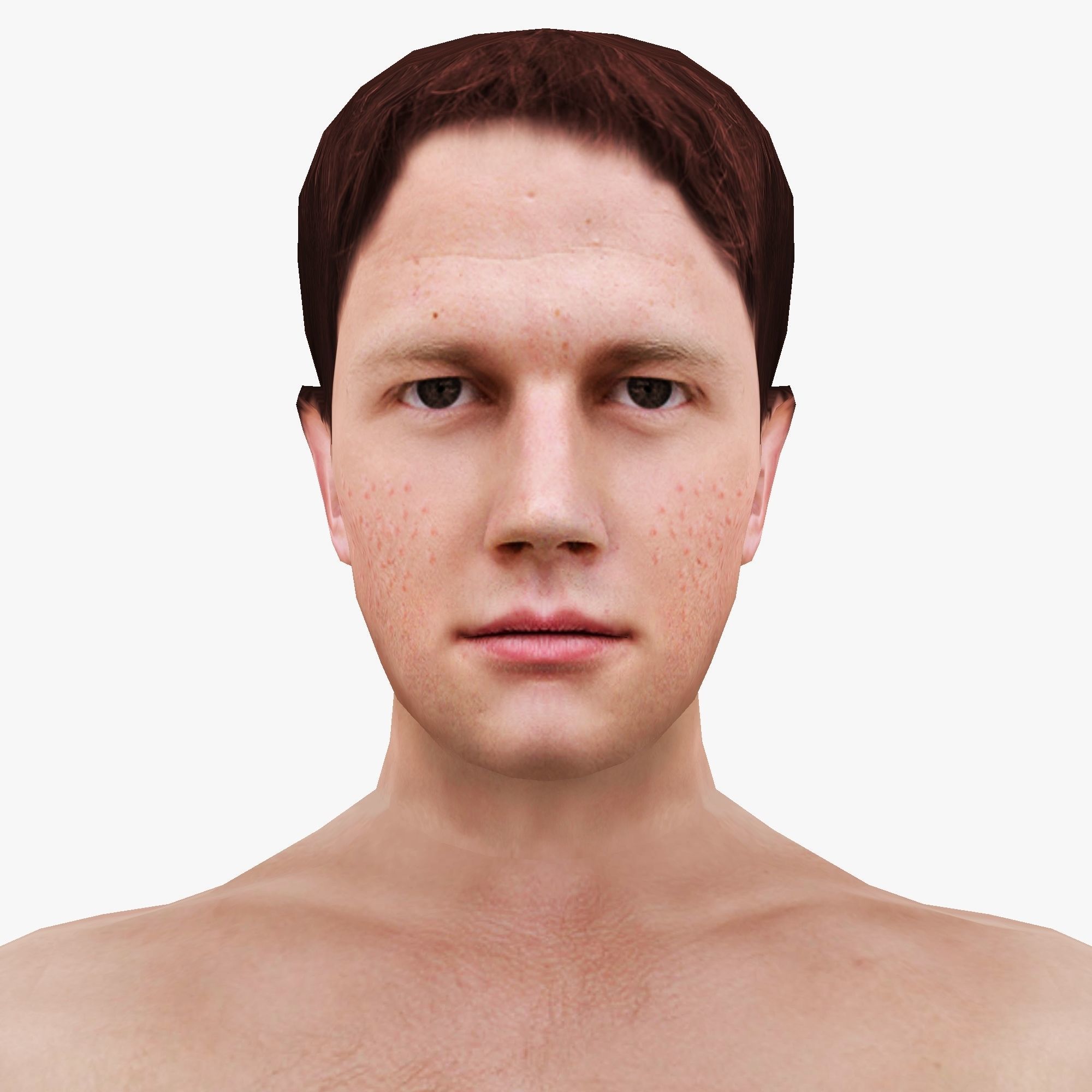 MAN 64 - WITH 250 ANIMATIONS Low-poly 3D model_9
