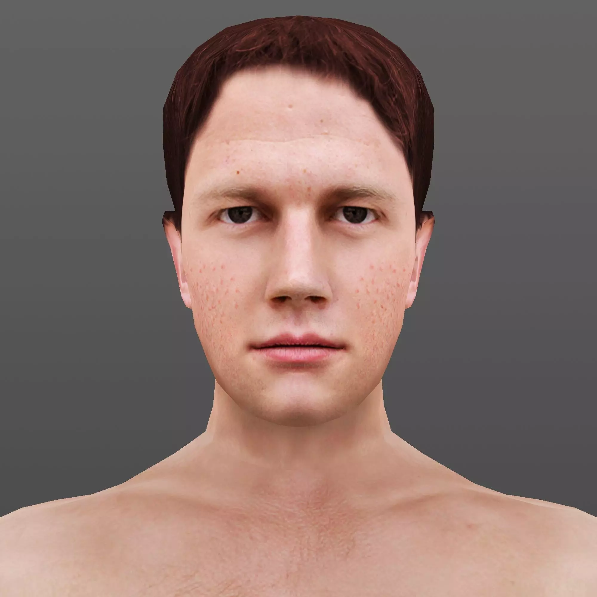MAN 64 - WITH 250 ANIMATIONS Low-poly 3D model_0