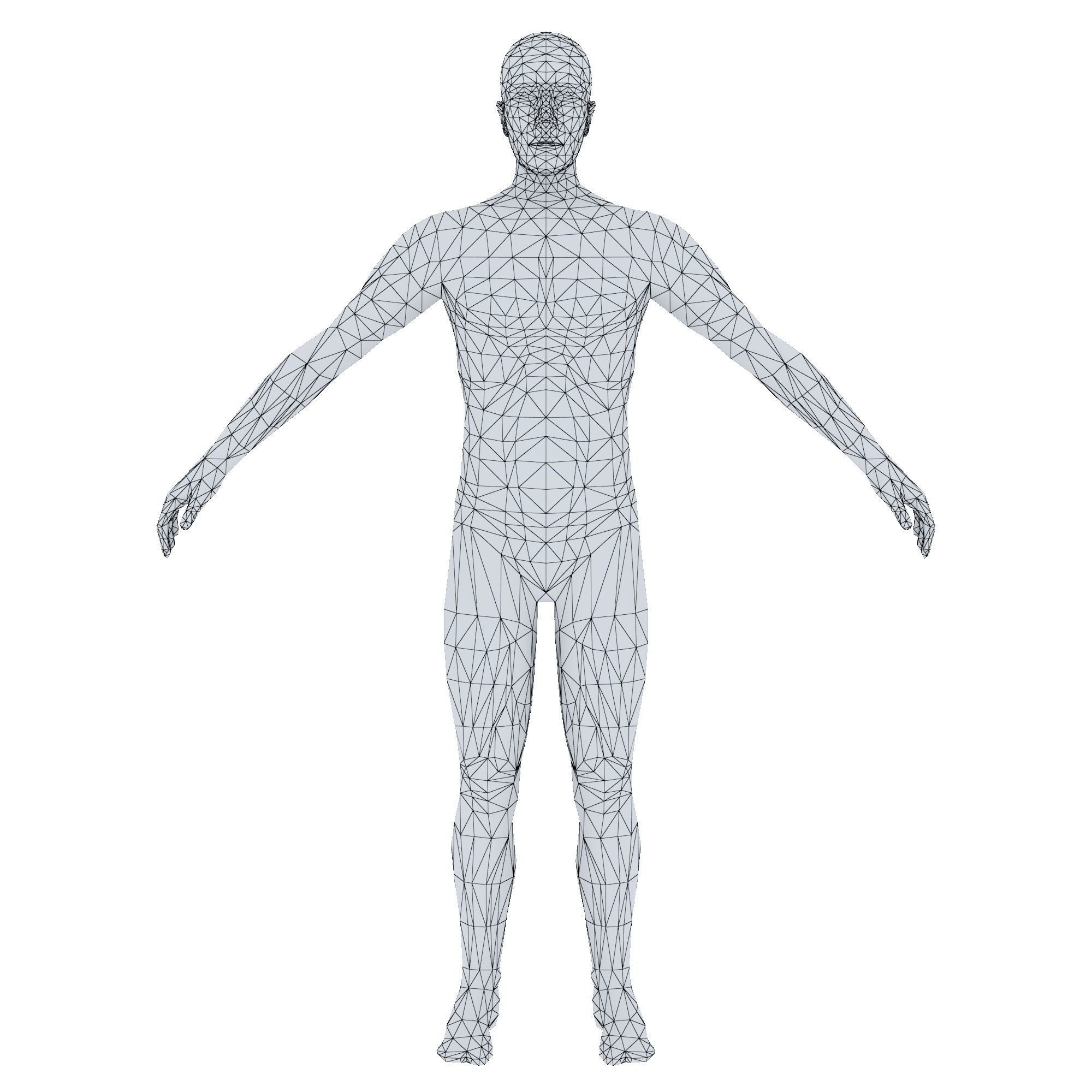 MAN 65 - WITH 250 ANIMATIONS Low-poly 3D model_12