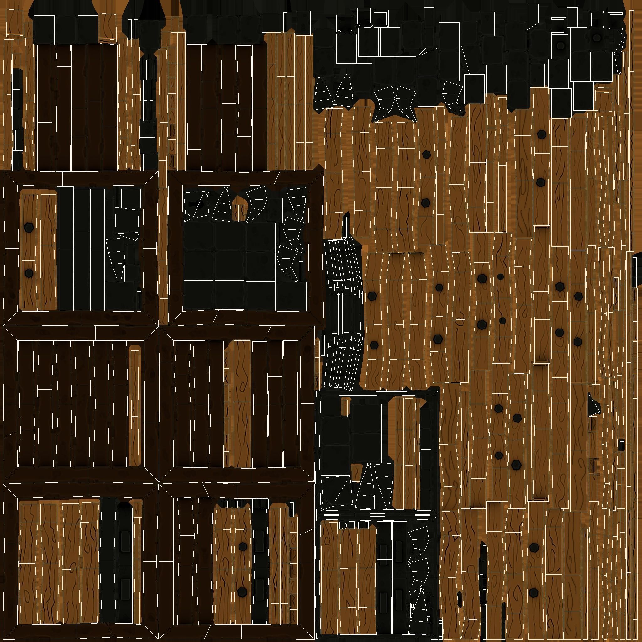 Stylized Cage Low-poly 3D model_17