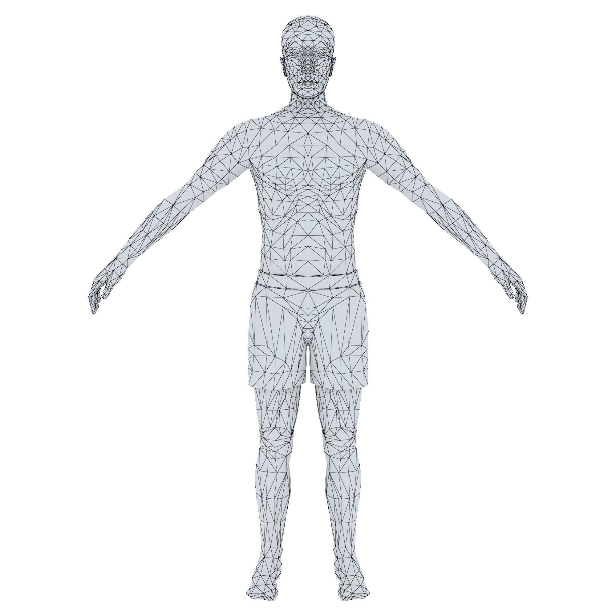 MAN 66 - WITH 250 ANIMATIONS Low-poly 3D model_12
