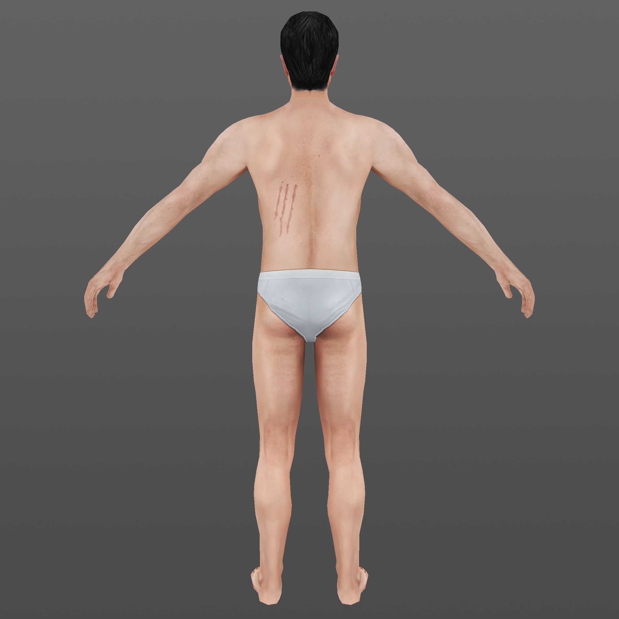 MAN 67 - WITH 250 ANIMATIONS Low-poly 3D model_8