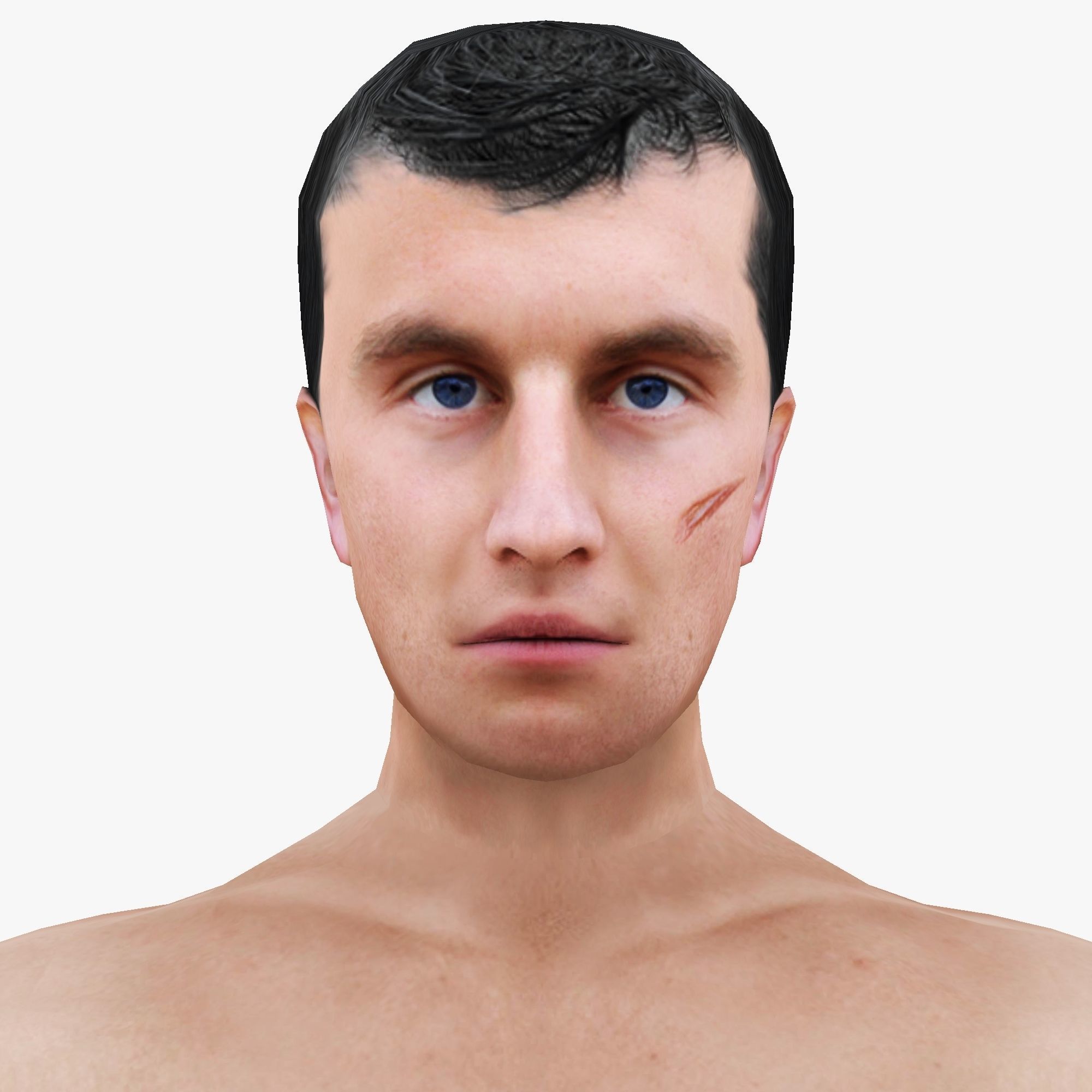MAN 67 - WITH 250 ANIMATIONS Low-poly 3D model_10