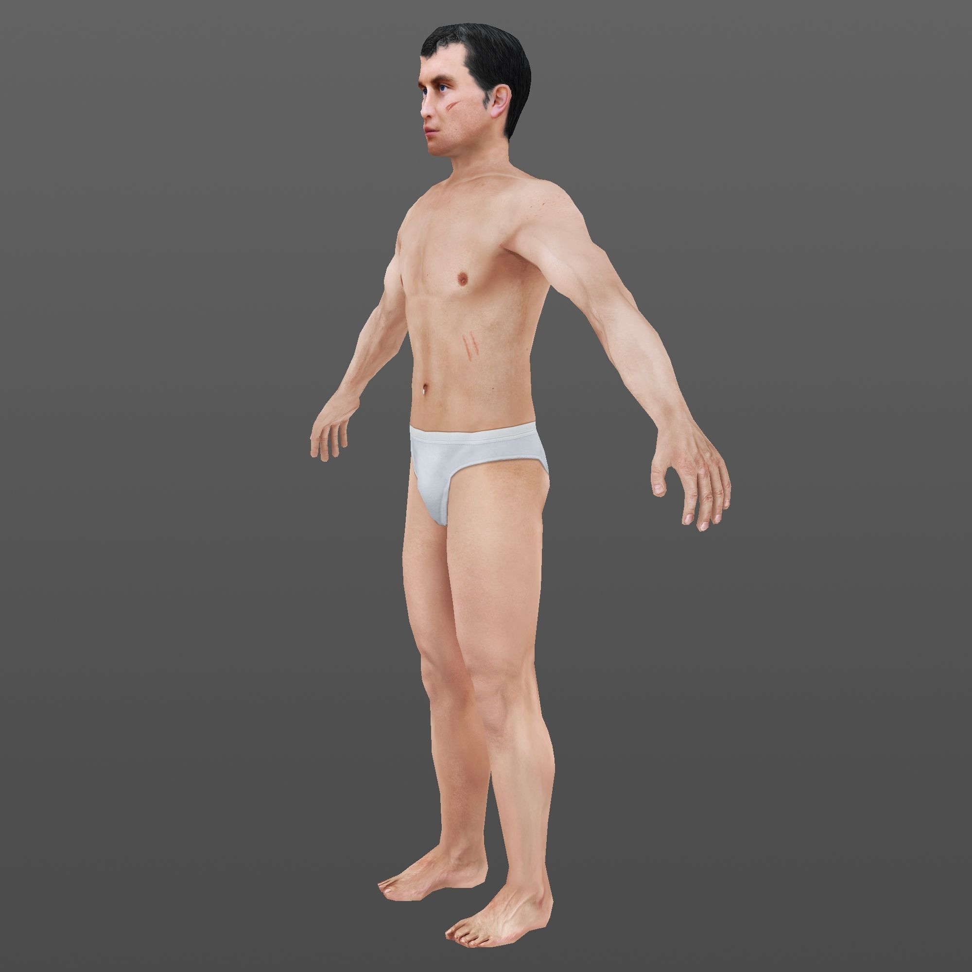 MAN 67 - WITH 250 ANIMATIONS Low-poly 3D model_5
