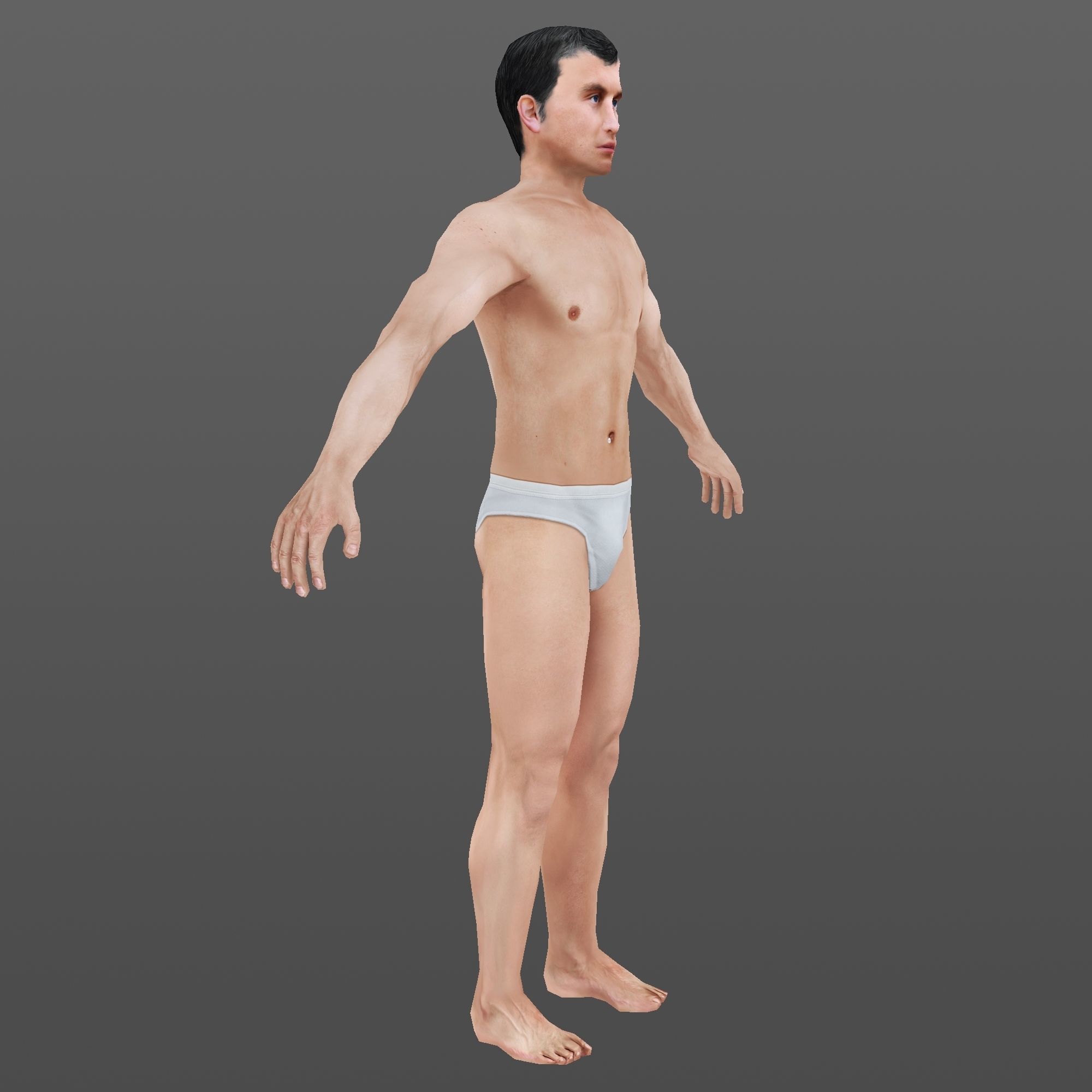MAN 67 - WITH 250 ANIMATIONS Low-poly 3D model_7