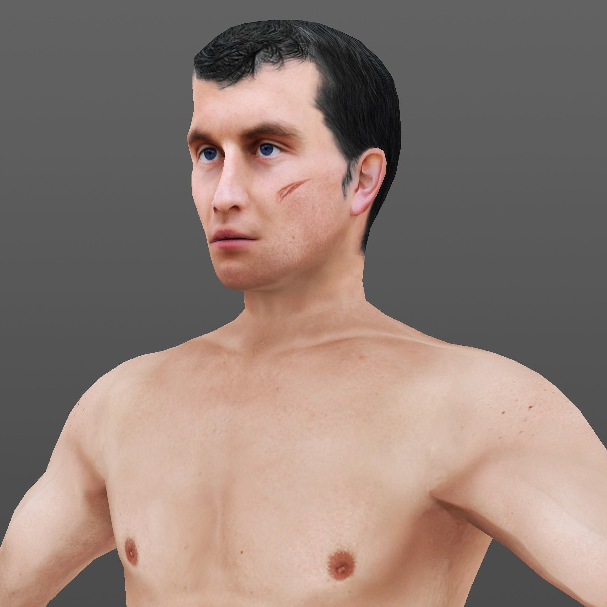 MAN 67 - WITH 250 ANIMATIONS Low-poly 3D model_6