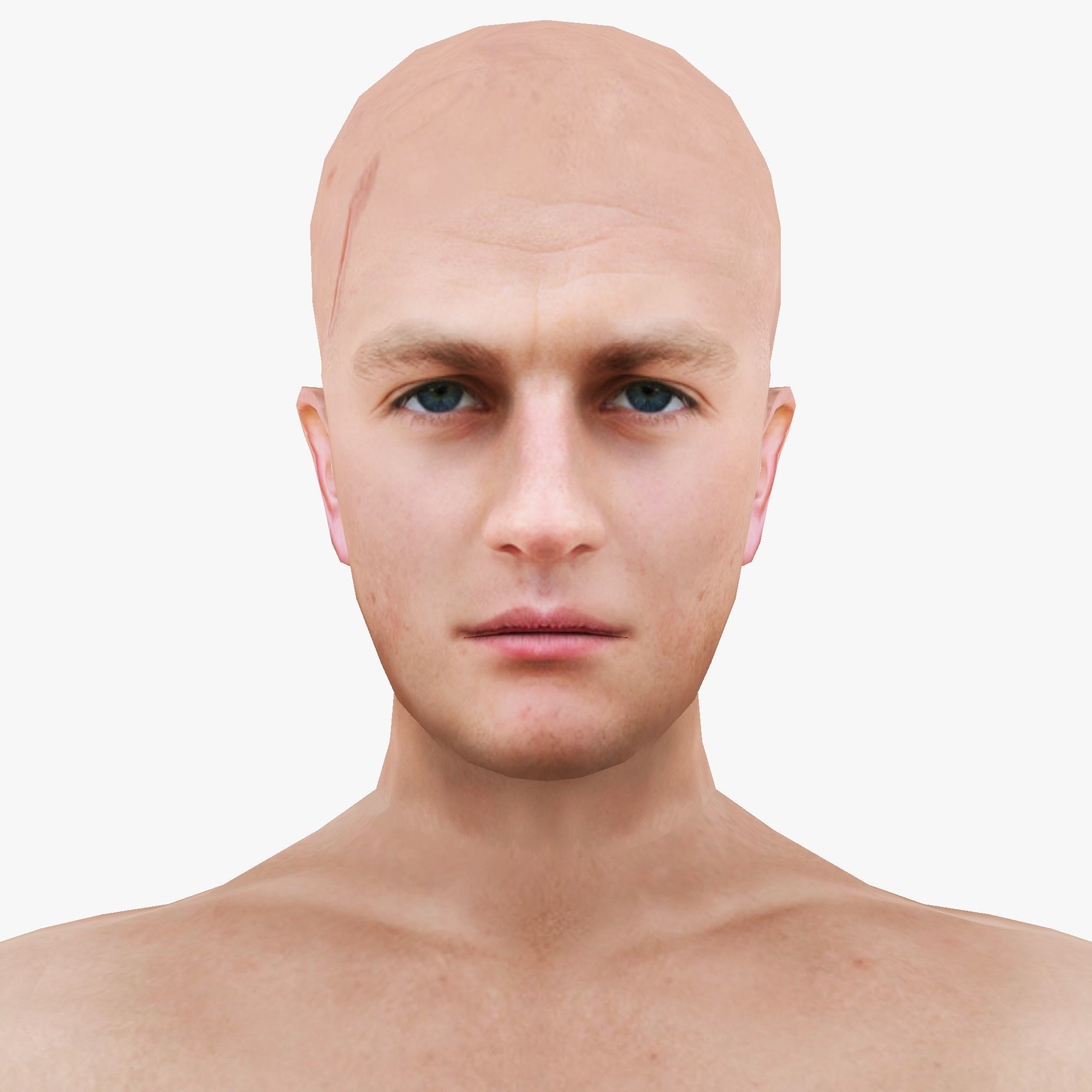MAN 68  - WITH 250 ANIMATIONS Low-poly 3D model_10