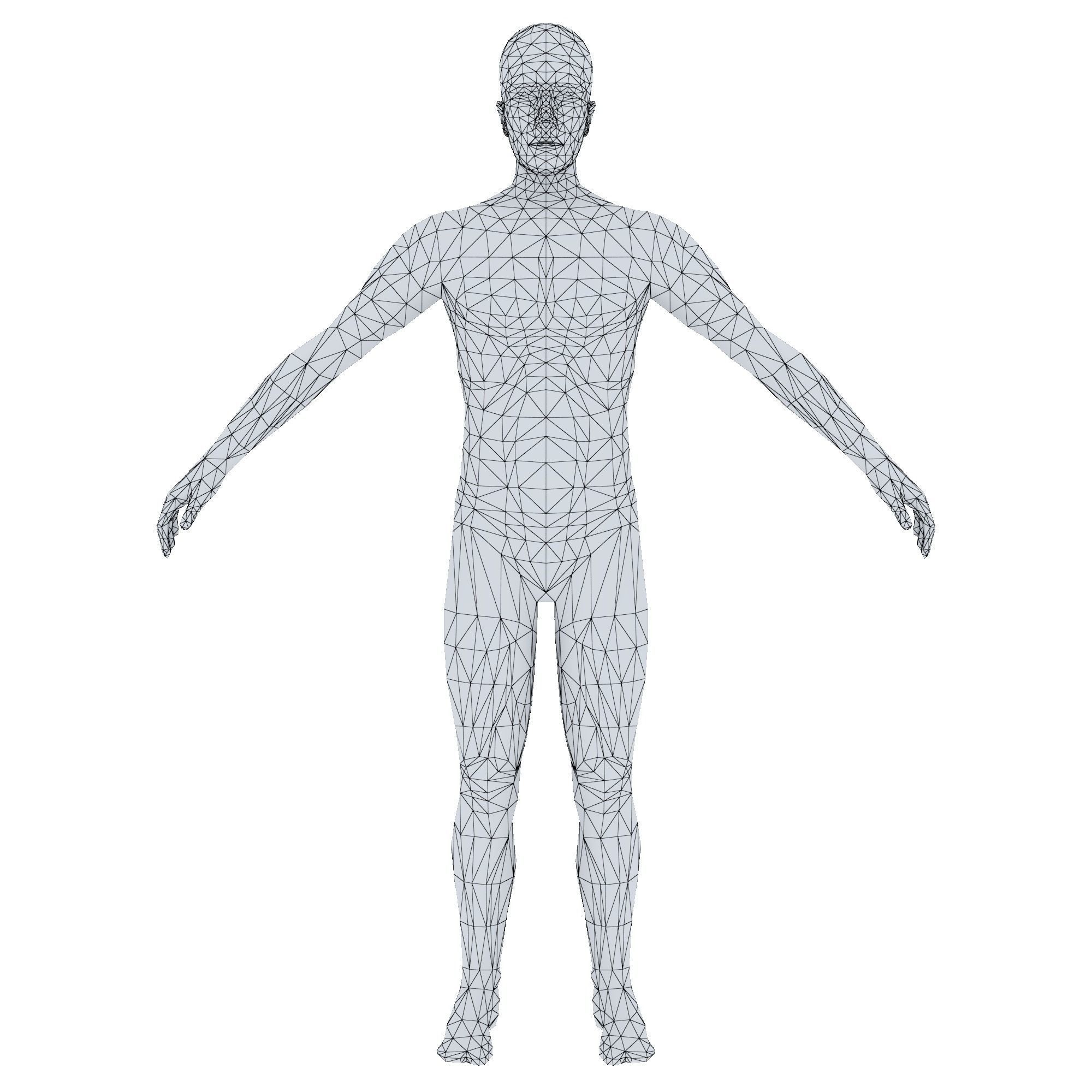 MAN 68  - WITH 250 ANIMATIONS Low-poly 3D model_12