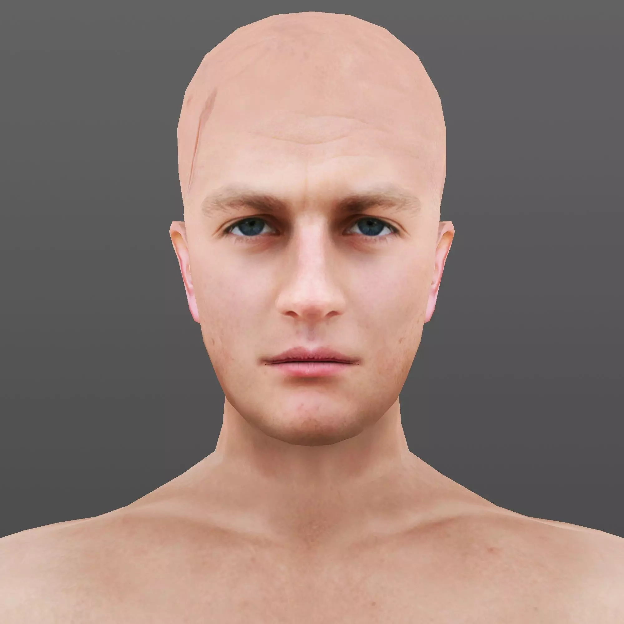 MAN 68  - WITH 250 ANIMATIONS Low-poly 3D model_0