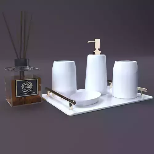 Vintage Ceramic Bathroom Accessories Sets