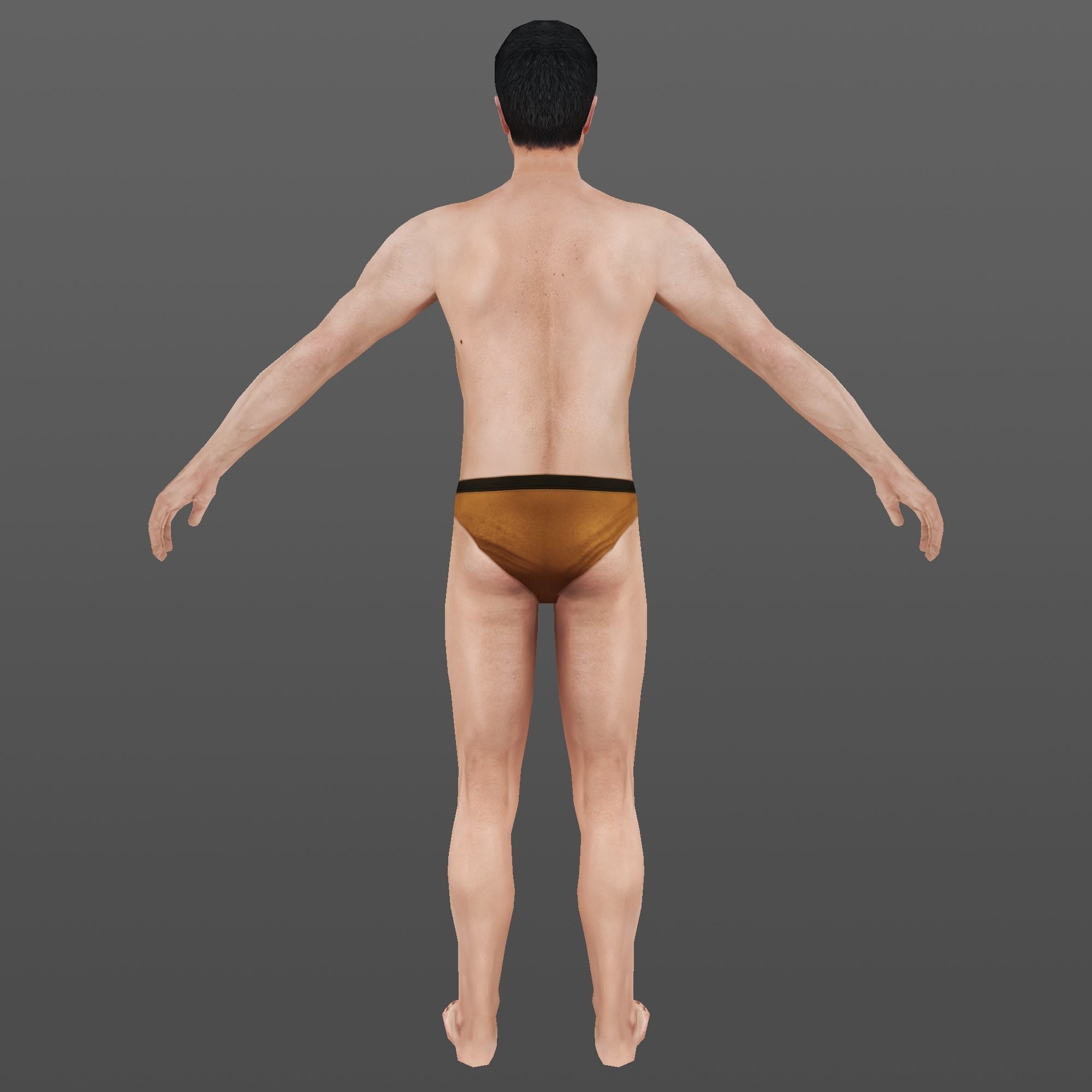 MAN 69 - WITH 250 ANIMATIONS Low-poly 3D model_9
