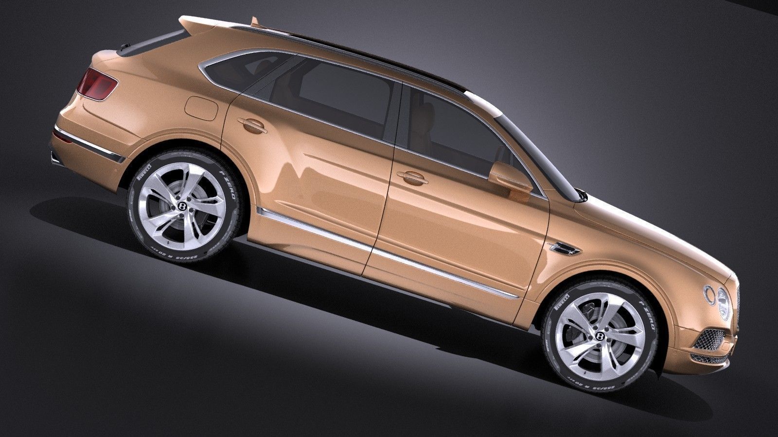 Bentley Bentayga 2016 VRAY 3D model_7