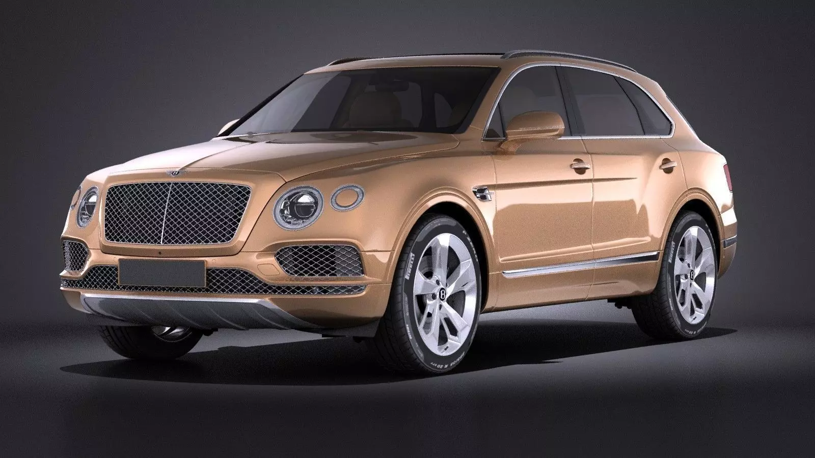 Bentley Bentayga 2016 VRAY 3D model_0