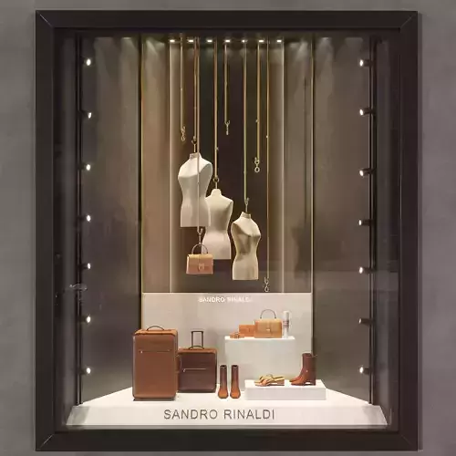 Shop window display 3 3D model