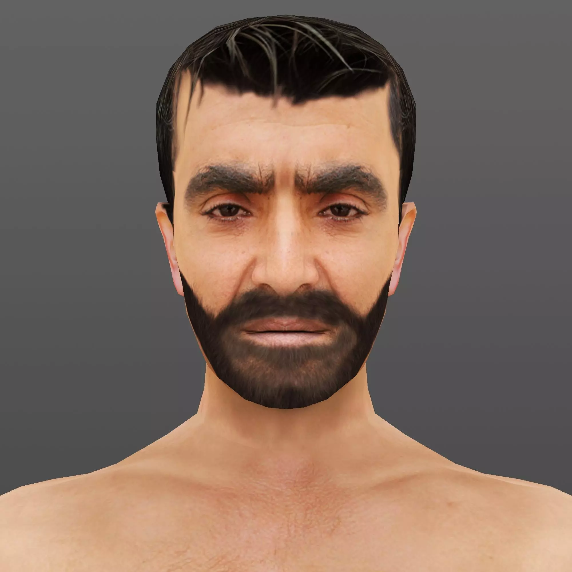 MAN 70 - WITH 250 ANIMATIONS Low-poly 3D model_0