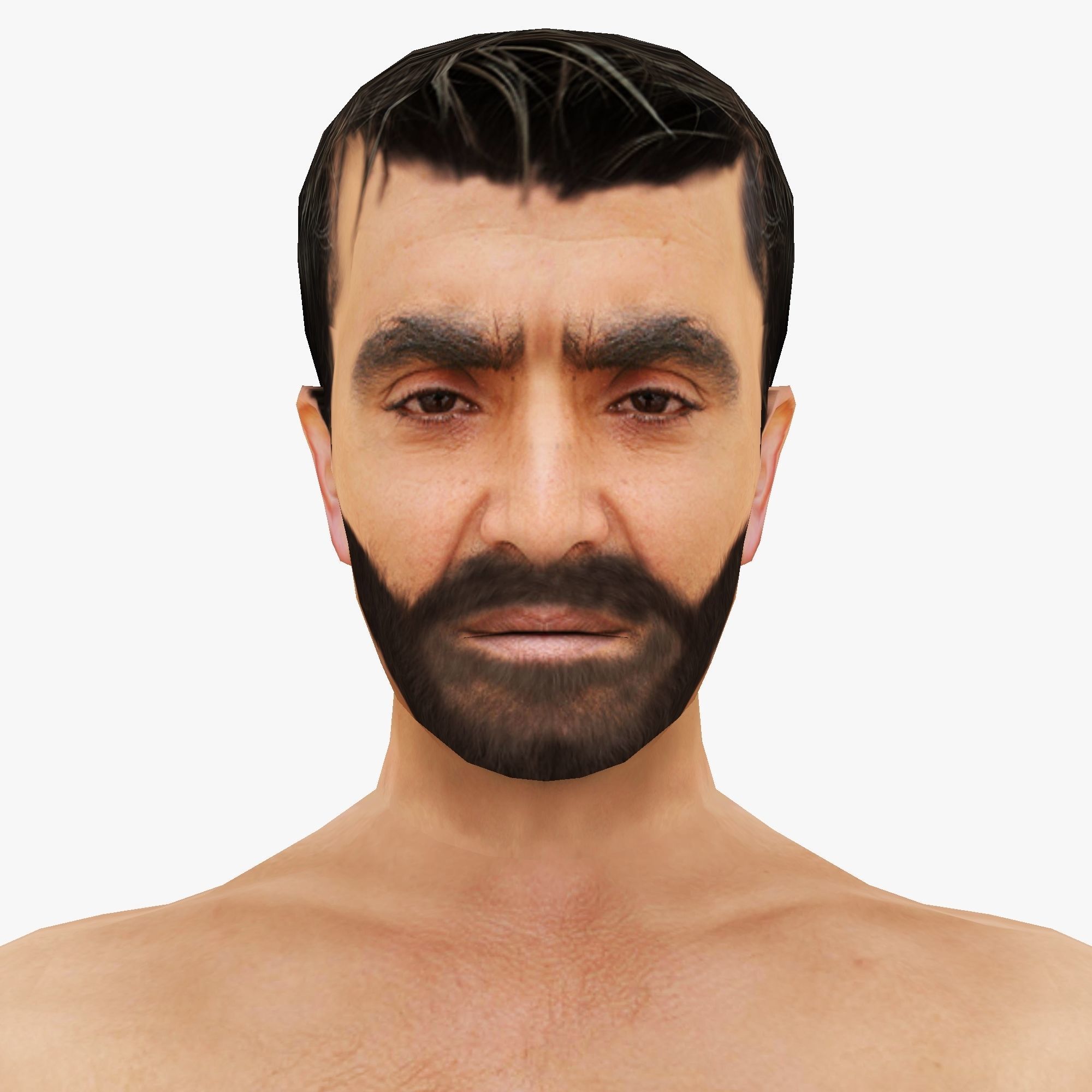 MAN 70 - WITH 250 ANIMATIONS Low-poly 3D model_9