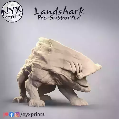Bulette - Landshark - Miniature 3D print model