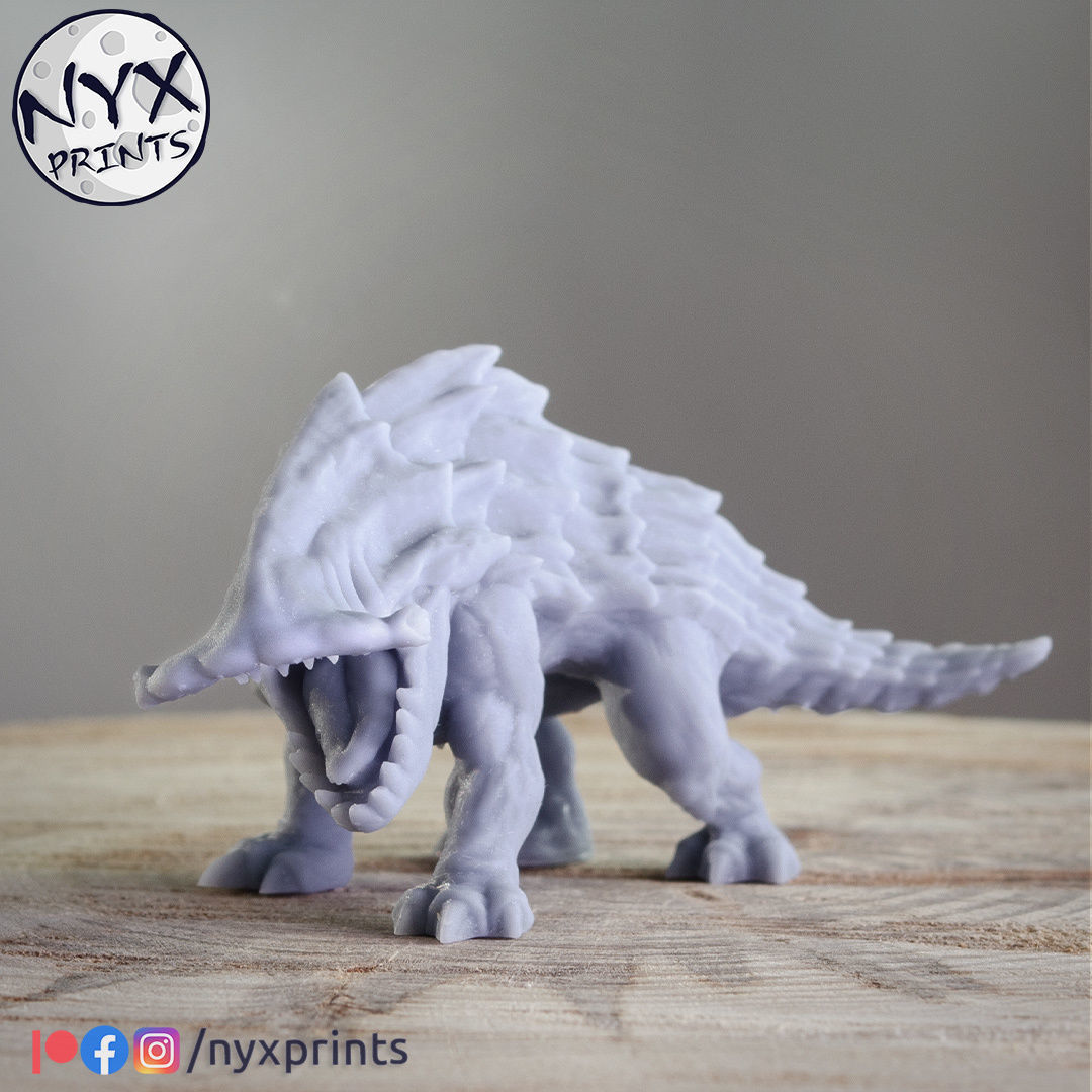 Bulette - Landshark - Miniature 3D print model_3
