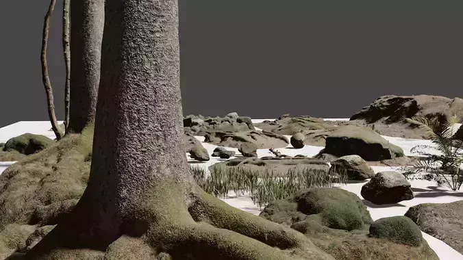 Forest pack 3D model