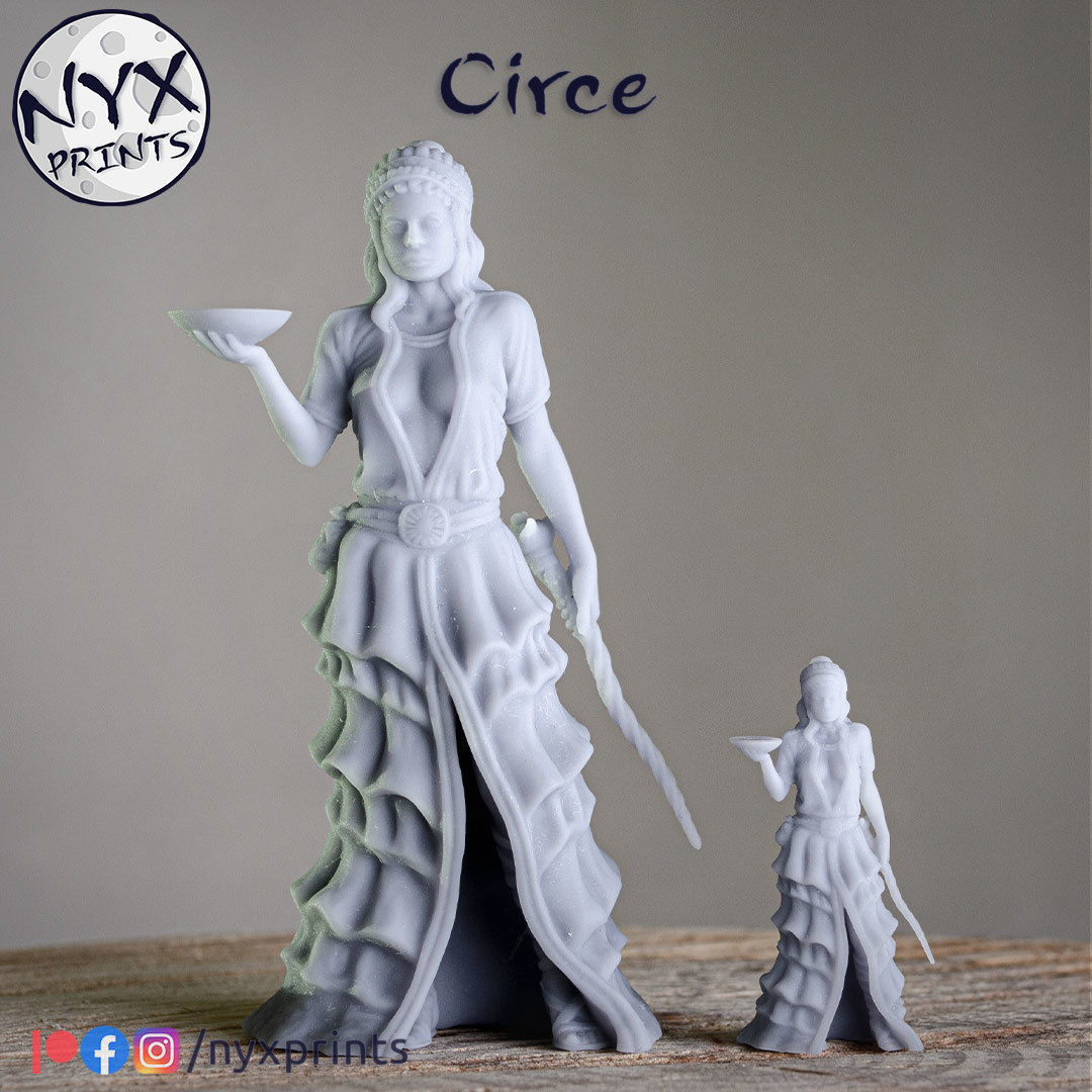 SORCERESS CIRCE 3D print model_1