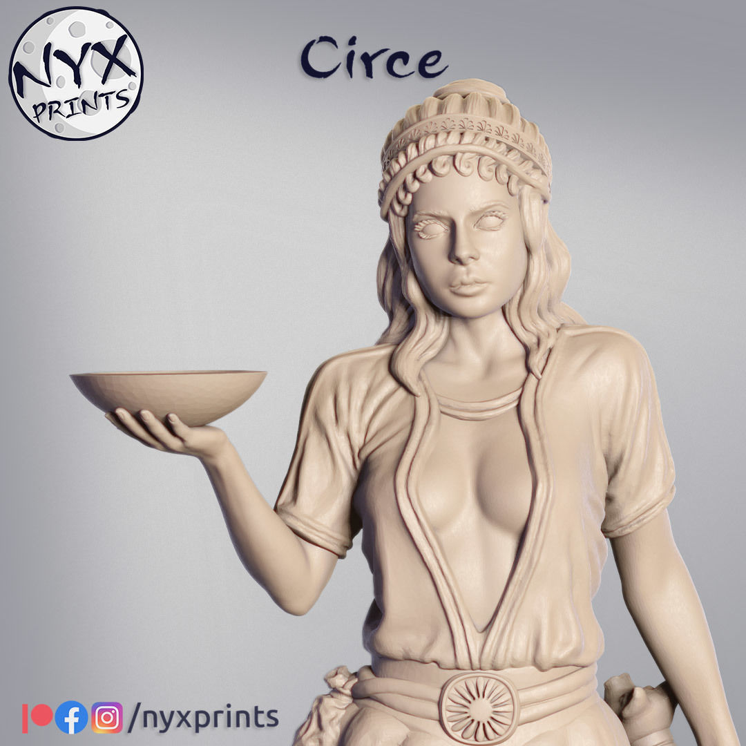 SORCERESS CIRCE 3D print model_6