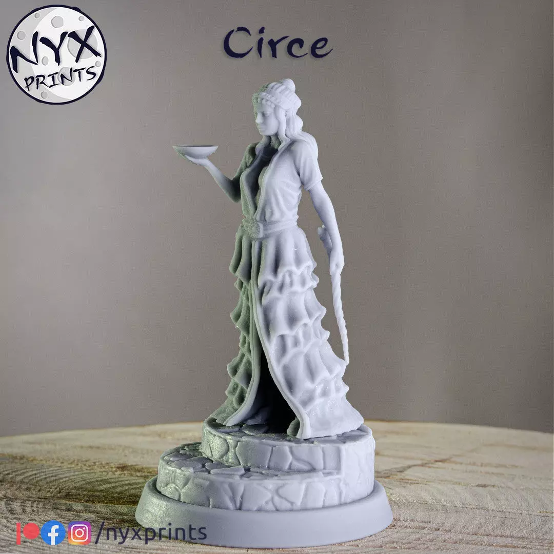 SORCERESS CIRCE 3D print model_0