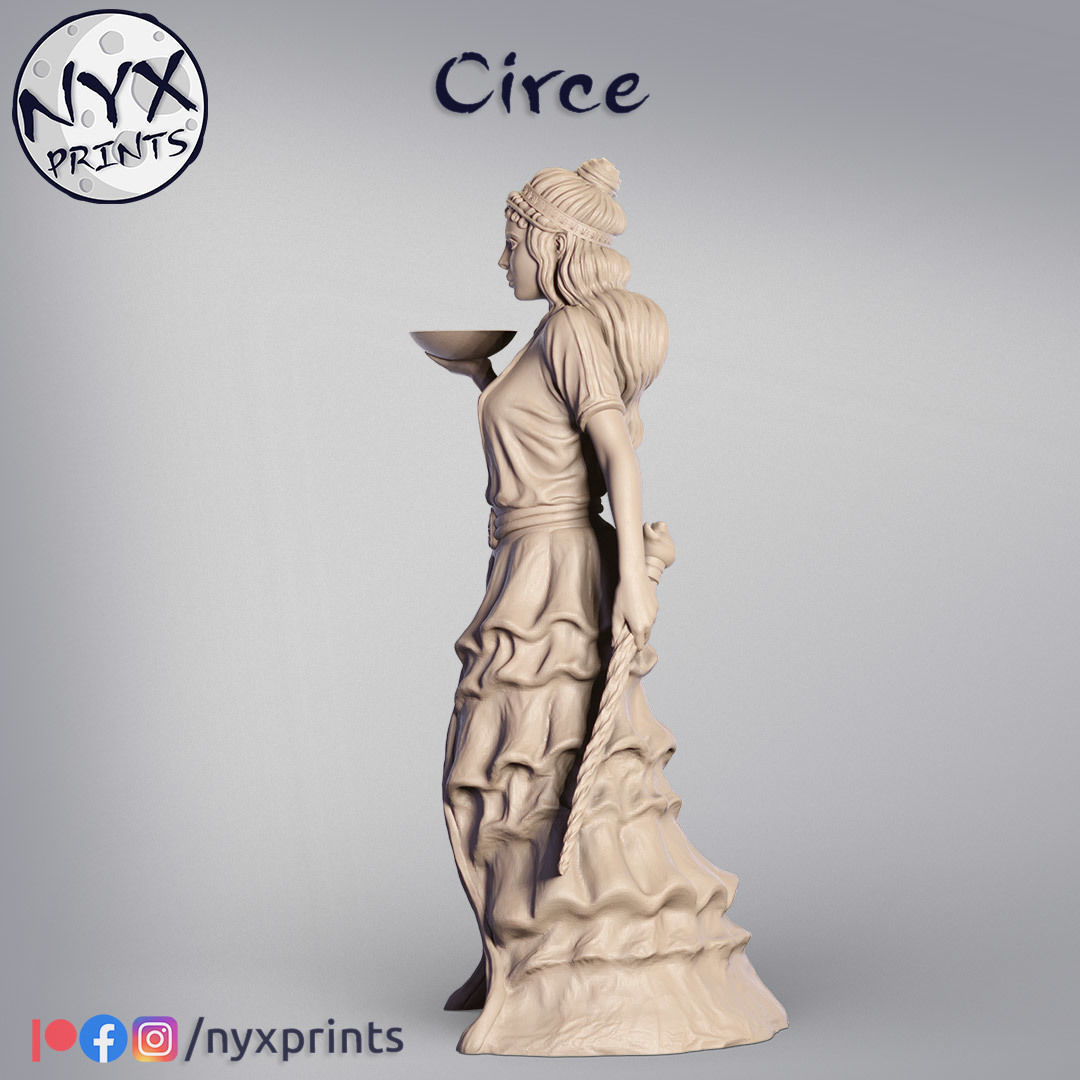 SORCERESS CIRCE 3D print model_5