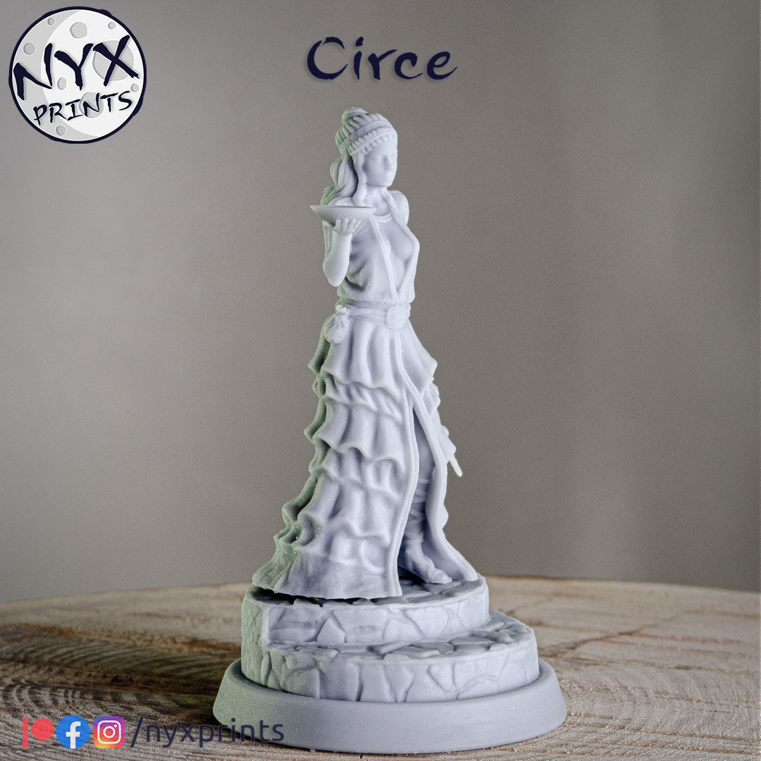 SORCERESS CIRCE 3D print model_7