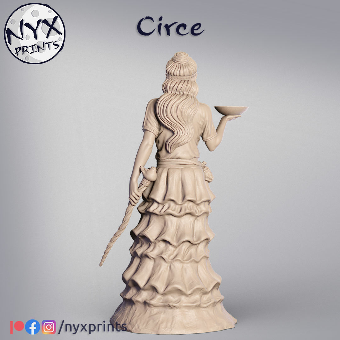 SORCERESS CIRCE 3D print model_4