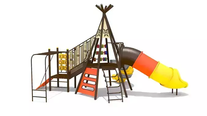 Teepee Playground 3D model